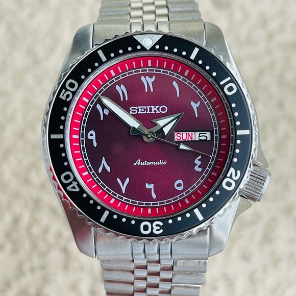 COPY - Seiko 7S26 moods Arabic red dail - Picture 3 of 5